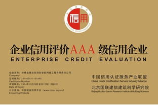 宏德公司荣获国联建信研究院颁发AAA信用评级